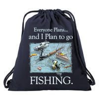 Fishing: Plan To Fish Drawstring Bag