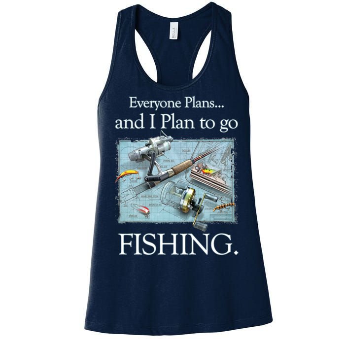 Fishing: Plan To Fish Women's Racerback Tank