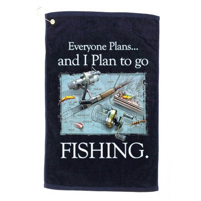 Fishing: Plan To Fish Golf Towel