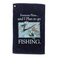 Fishing: Plan To Fish Platinum Collection Golf Towel