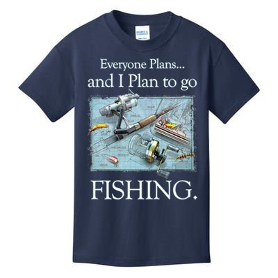 Fishing: Plan To Fish Kids T-Shirt