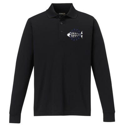 Fishing Primal Surf Performance Long Sleeve Polo