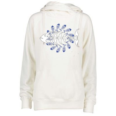 Fishing Primal Surf Womens Funnel Neck Pullover Hood