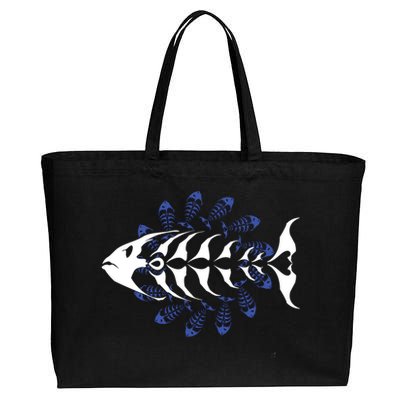 Fishing Primal Surf Cotton Canvas Jumbo Tote