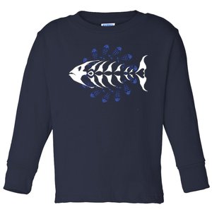 Fishing Primal Surf Toddler Long Sleeve Shirt