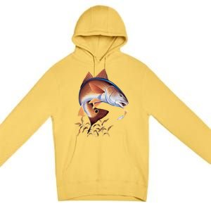 Fishing: Red Fish Premium Pullover Hoodie