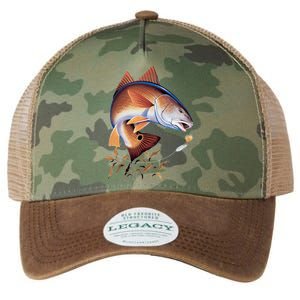 Fishing: Red Fish Legacy Tie Dye Trucker Hat