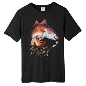 Fishing: Red Fish Tall Fusion ChromaSoft Performance T-Shirt