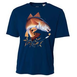 Fishing: Red Fish Cooling Performance Crew T-Shirt