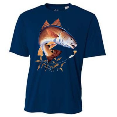 Fishing: Red Fish Cooling Performance Crew T-Shirt