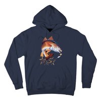 Fishing: Red Fish Hoodie