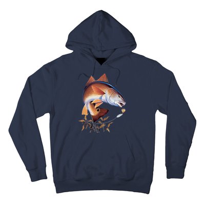 Fishing: Red Fish Hoodie