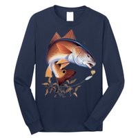 Fishing: Red Fish Long Sleeve Shirt