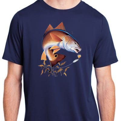 Fishing: Red Fish Adult ChromaSoft Performance T-Shirt