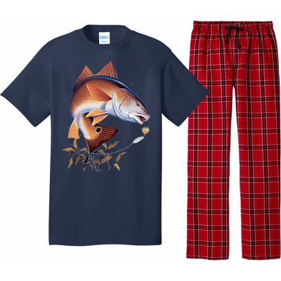 Fishing: Red Fish Pajama Set