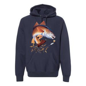 Fishing: Red Fish Premium Hoodie