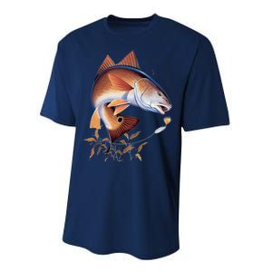 Fishing: Red Fish Performance Sprint T-Shirt