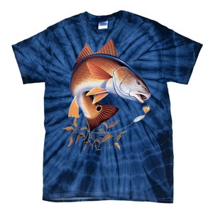 Fishing: Red Fish Tie-Dye T-Shirt