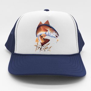 Fishing: Red Fish Trucker Hat