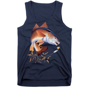 Fishing: Red Fish Tank Top