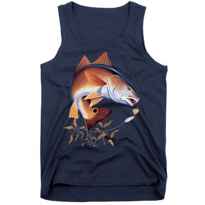 Fishing: Red Fish Tank Top