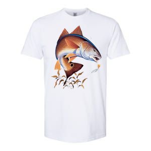 Fishing: Red Fish Softstyle CVC T-Shirt