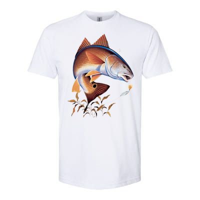 Fishing: Red Fish Softstyle® CVC T-Shirt