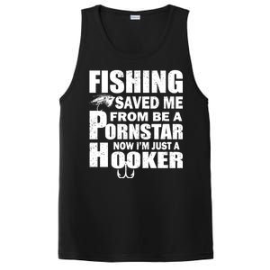 Fishing Saved Me Pornstar Hooker PosiCharge Competitor Tank