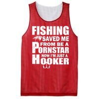 Fishing Saved Me Pornstar Hooker Mesh Reversible Basketball Jersey Tank