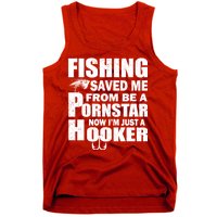 Fishing Saved Me Pornstar Hooker Tank Top