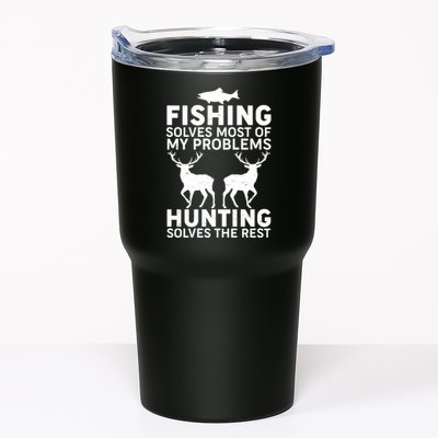 Fishing Solves Most Of My Problems Hunting Solves The Rest Tumbler