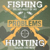 Fishing Solves Most Problems Hunting Solves The Rest Legacy Tie Dye Trucker Hat