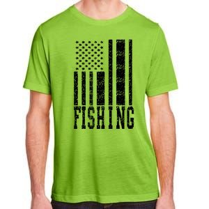 Fishing USA Flag Adult ChromaSoft Performance T-Shirt