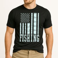 Fishing USA Flag Cooling Performance Crew T-Shirt