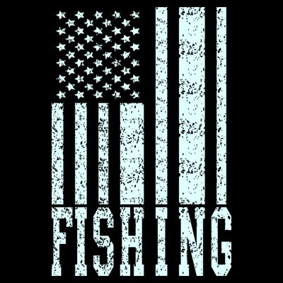 Fishing USA Flag T-Shirt
