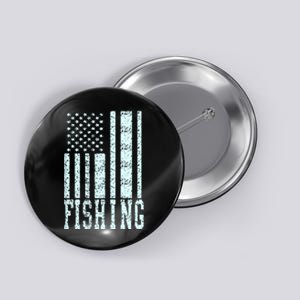 Fishing USA Flag Button