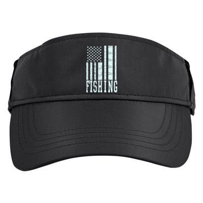 Fishing USA Flag Adult Drive Performance Visor