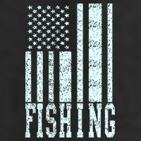 Fishing USA Flag Adult Drive Performance Visor