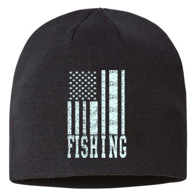 Fishing USA Flag Sustainable Beanie