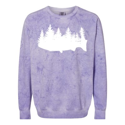 Fishing Wilderness Colorblast Crewneck Sweatshirt