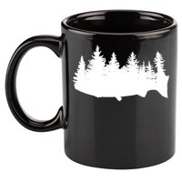 Fishing Wilderness 11oz C Handle Ceramic Mug