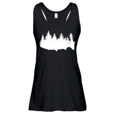 Fishing Wilderness Ladies Essential Flowy Tank