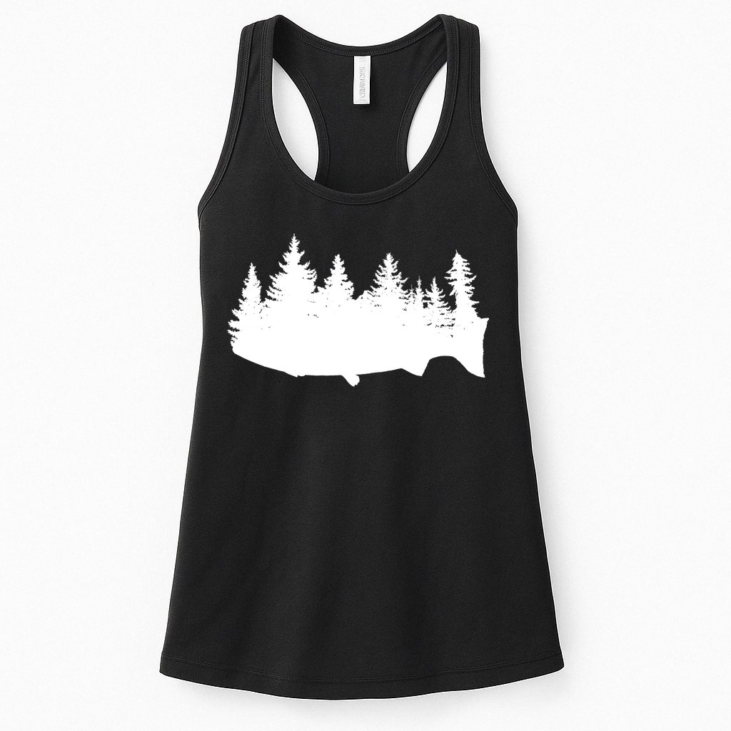 Fishing Wilderness Womens Tank Top