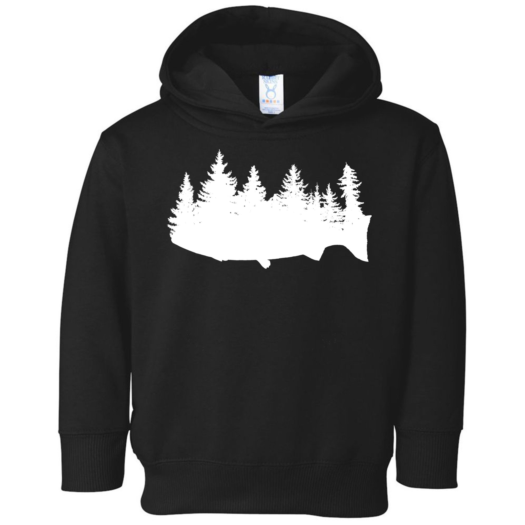 Fishing Wilderness Toddler Hoodie