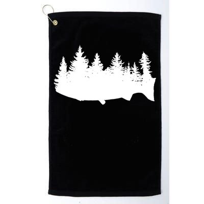 Fishing Wilderness Golf Towel