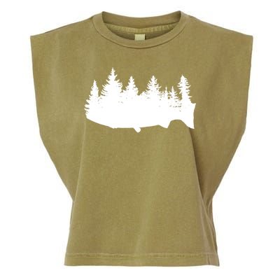 Fishing Wilderness Garment-Dyed Women's Muscle Tee