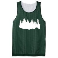 Fishing Wilderness Mesh Reversible Basketball Jersey Tank