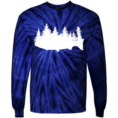 Fishing Wilderness Tie-Dye Long Sleeve Shirt