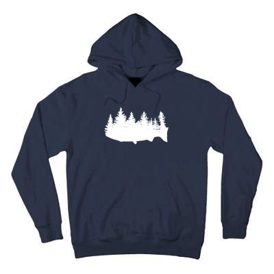 Fishing Wilderness Tall Hoodie