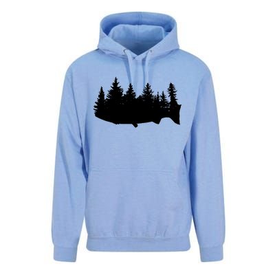 Fishing Wilderness Unisex Surf Hoodie